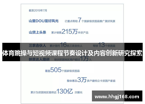 体育跳操与短视频课程节奏设计及内容创新研究探索